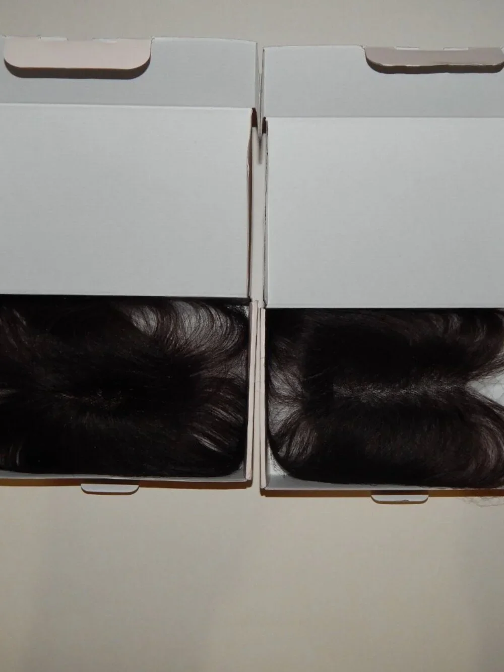 2 Tess - Human Hair Clip In Toppers #02 Dark Brown 10